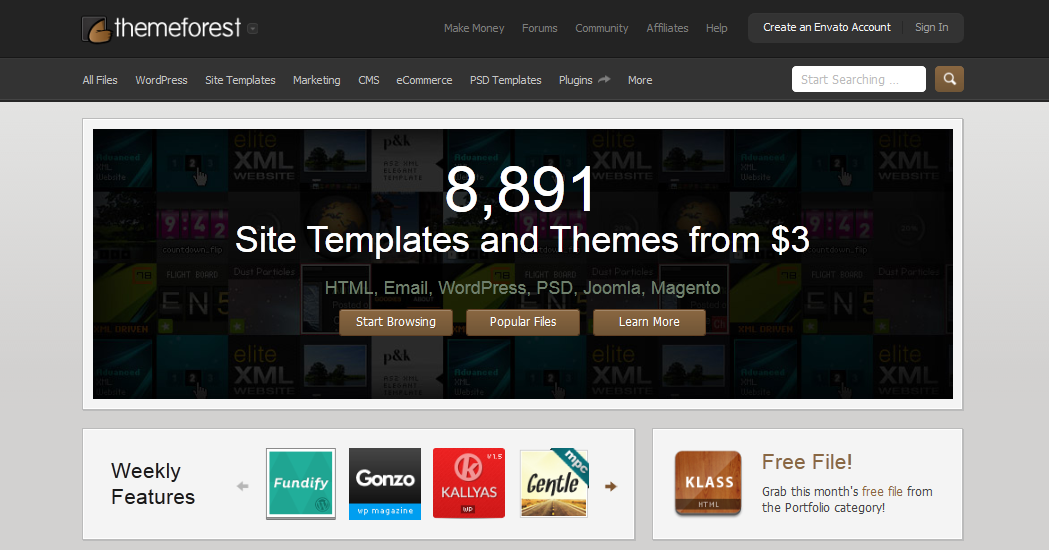 Themeforest Hvorfor temaer fra Themeforest? - WPTricks - Hjælp til WordPress