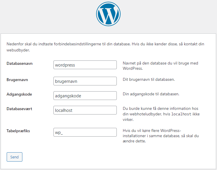 WordPress DB data